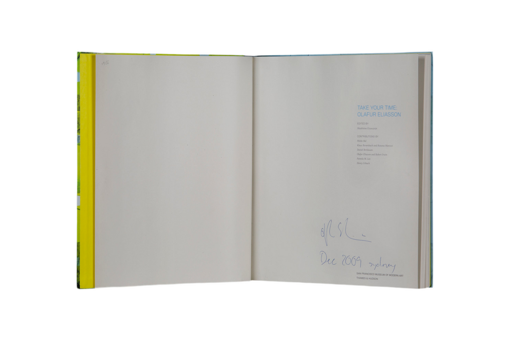 ოლაფურ ელიასონი Take Your Time: Olafur Eliasson, ხელმოწერილი
