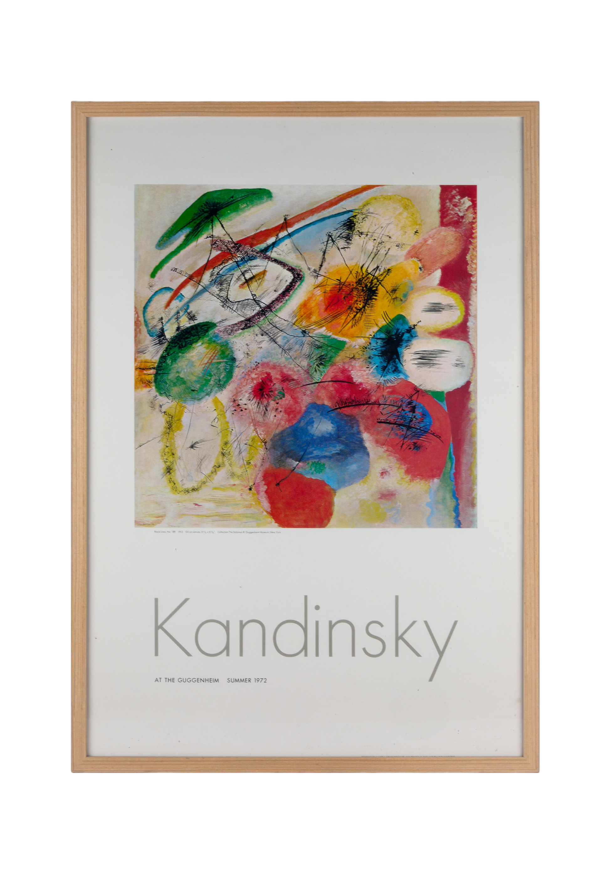 კანდისკი გუგენჰაიმში ზაფხული 1972 გამოფენის პოსტერი