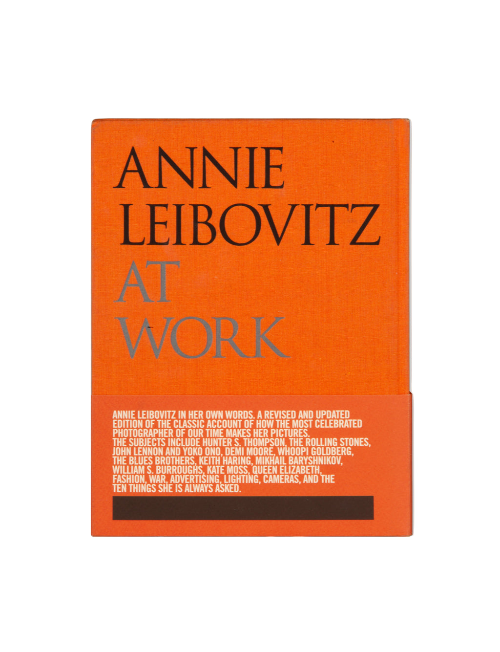 ანიე ლაიბოვიცი Annie Leibovitz At Work, ხელმოწერილი