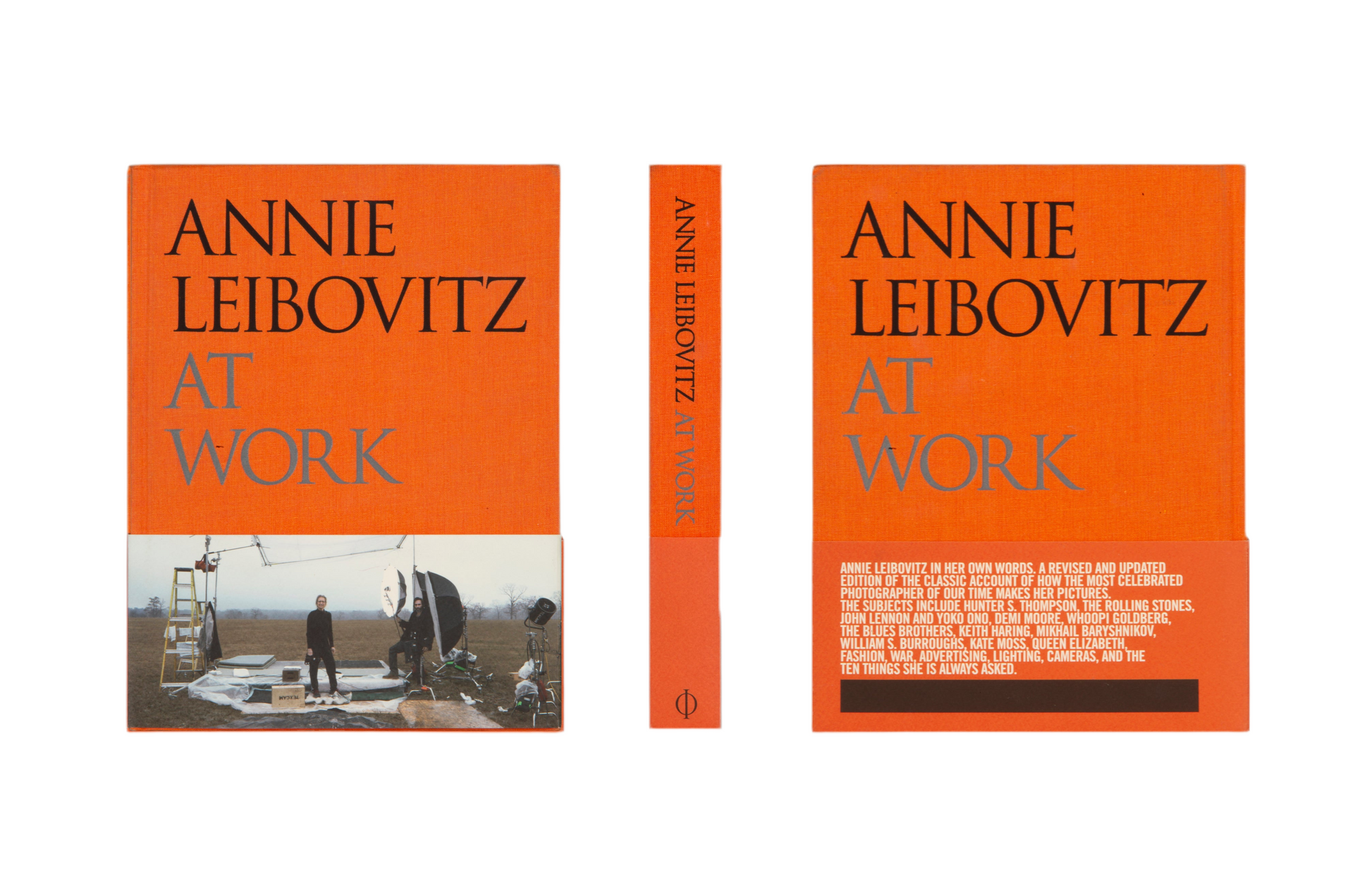 ანიე ლაიბოვიცი Annie Leibovitz At Work, ხელმოწერილი